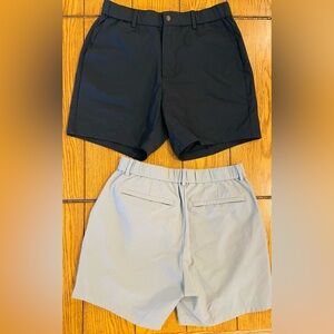 BearBottom men’s shorts, size small, colors grey and black, inseam 5.5 inches